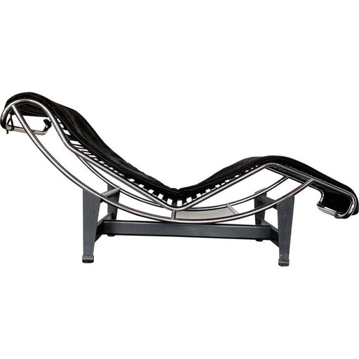 Vintage LC4 lounge stoel van Le Corbusier voor Casina