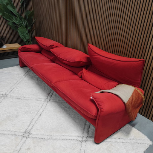 Cassina Maralunga 3 Zits Nieuw Rood