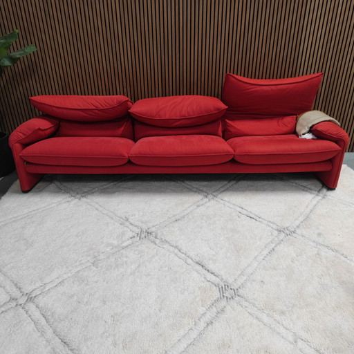 Cassina Maralunga 3 Zits Nieuw Rood