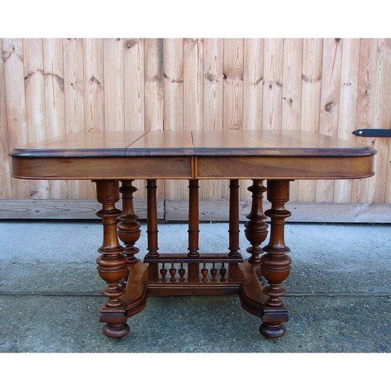Image 1 of Eikenhouten vintage tafel