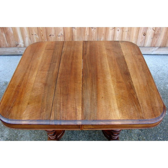 Image 1 of Eikenhouten vintage tafel