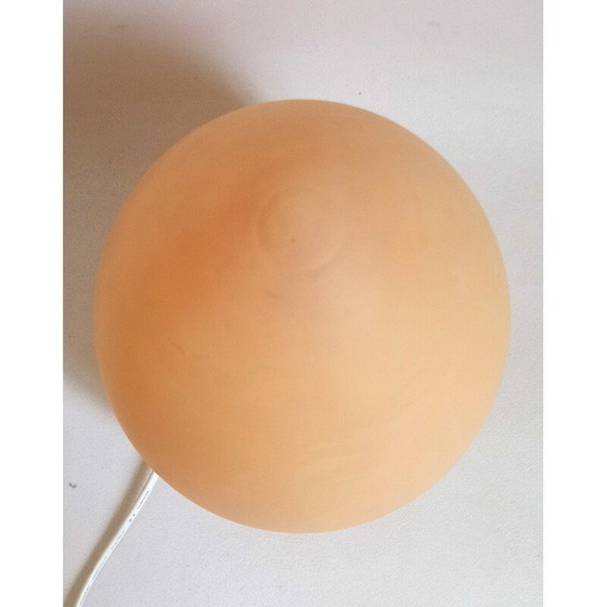 Image 1 of Vintage opaline glazen eierlamp, 1970