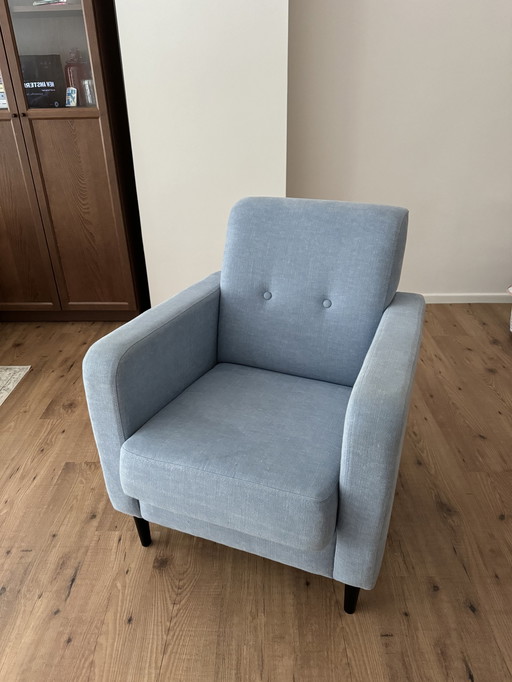 Goossens Fauteuil Blauw