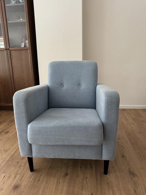 Goossens Fauteuil Blauw