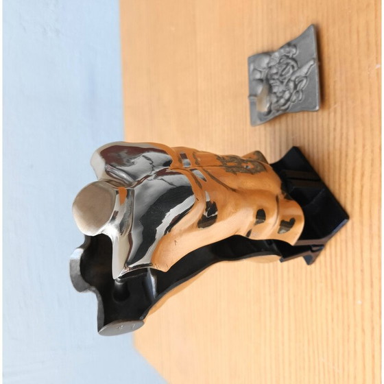 Image 1 of Vintage messing "Epigastric Torso" sculptuur van Miguel Berrocal, 1980