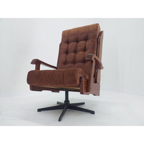 Image 1 of Mid Century Draaifauteuil Noorwegen 1970