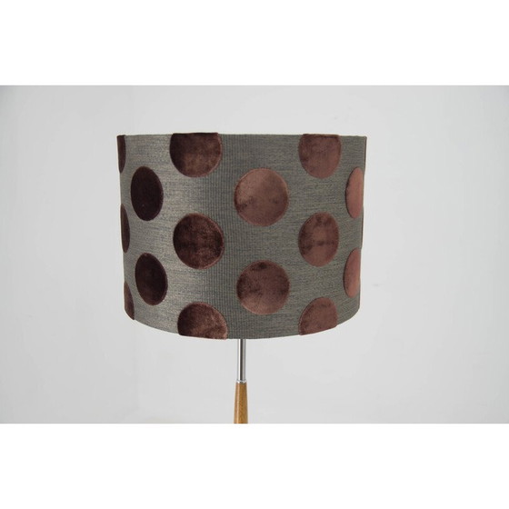 Image 1 of Vloerlamp van Mid Century chroom en hout, Tsjecho-Slowakije 1970