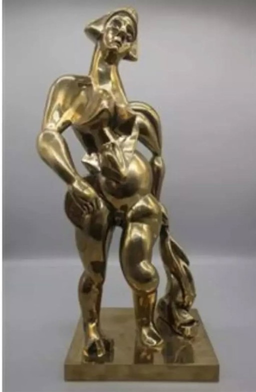 Bronzen sculptuur, kunstenaar Issaeva-Agenos Veronika