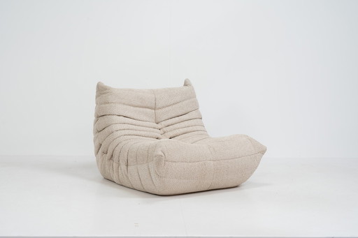 Ligne Roset Togo 1 zits in beige blouclé