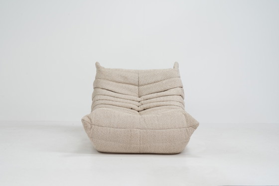 Image 1 of Ligne Roset Togo 1 zits in beige blouclé