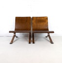 2X Vintage Lounge Fauteuil