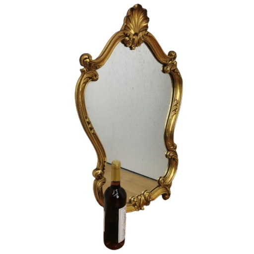 Vintage Barok Rococo Spiegel Kuifspiegel Schouwspiegel