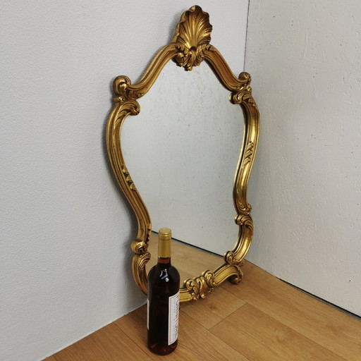Vintage Barok Rococo Spiegel Kuifspiegel Schouwspiegel