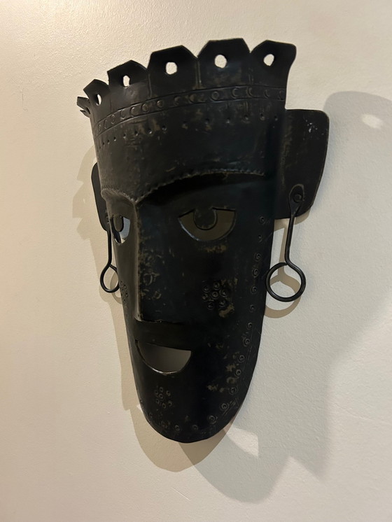 Image 1 of Brutalistisch metalen masker