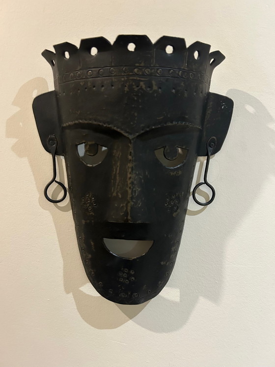 Image 1 of Brutalistisch metalen masker