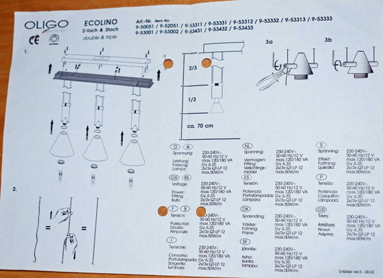 Image 1 of Oligo Ecoline Hanglamp