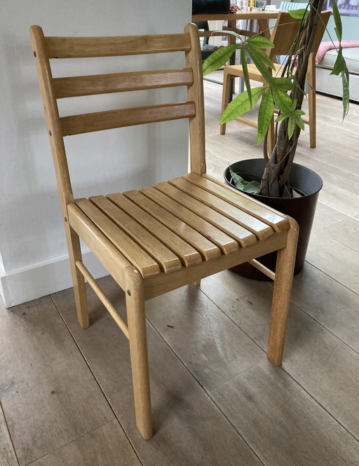 Set Scandinavisch Stoelen Beechwood