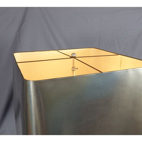 Image 1 of Vintage verchroomd metalen tafellampje, 1970