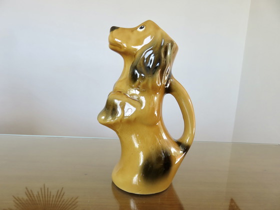 Image 1 of Keramische "Hond" Kruik jaren 60-70