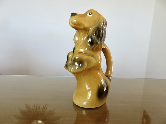 Image 1 of Keramische "Hond" Kruik jaren 60-70