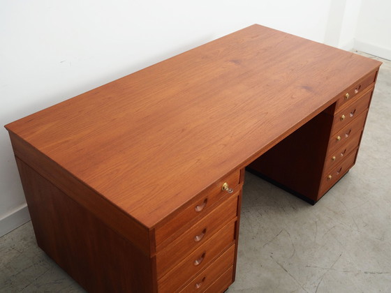 Image 1 of Teakhouten bureau, Deens ontwerp, 1960S, Productie: Denemarken