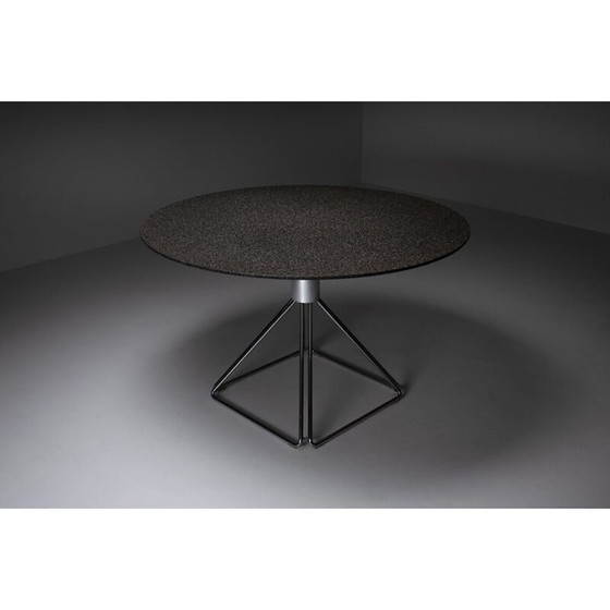 Image 1 of Novalux moderne verchroomd staaldraad eetset door Rudi Verelst, 1970