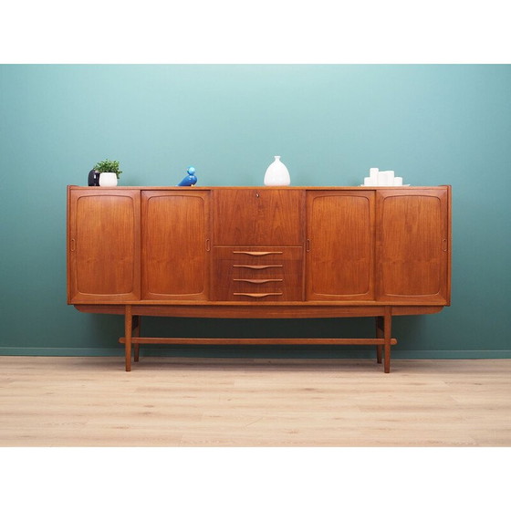 Image 1 of Vintage teakhouten highboard, Denemarken 1960