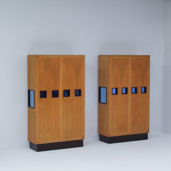 Image 1 of Set van 2 architecturale kasten, Made In Italy, 70S