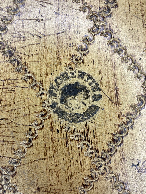 Image 1 of Prachtig Florentijns Houten Dienblad