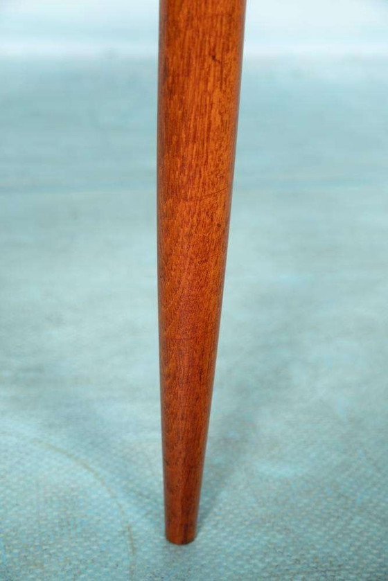 Image 1 of Vintage set bijzettafels teak organisch, 60s sidetables