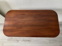 Vintage bijzettafel op wieltjes