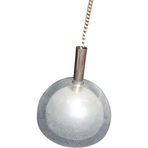 Glazen vintage hanglamp van Carlo Nason voor Mazzega