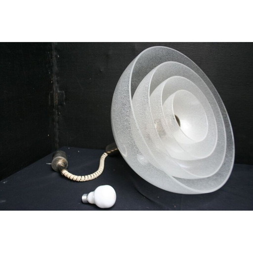 Glazen vintage hanglamp van Carlo Nason voor Mazzega
