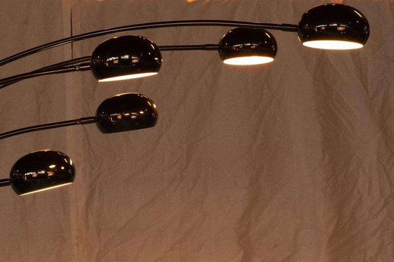 Image 1 of Vintage Minimalistische booglamp 70s, large arch floorlamp