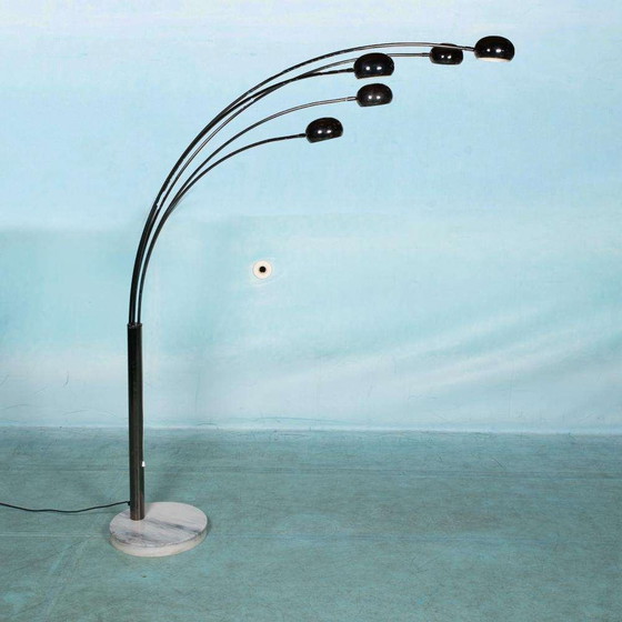 Image 1 of Vintage Minimalistische booglamp 70s, large arch floorlamp