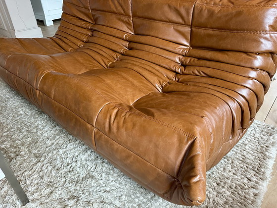 Image 1 of Ligne Roset Togo Drie Zit Sofa Set (2 Stuks)