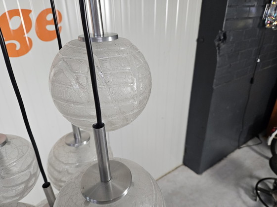 Image 1 of Vintage Doria hanglamp, handgeblazen glas