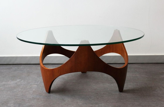 Image 1 of Modernistische salontafel van H.P.Glass, VS, 1960.