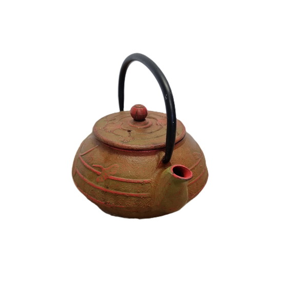 Image 1 of Chinees Gietijzeren Theepot, Jaren 90