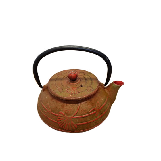 Image 1 of Chinees Gietijzeren Theepot, Jaren 90