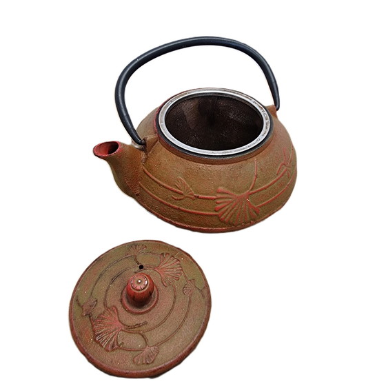 Image 1 of Chinees Gietijzeren Theepot, Jaren 90