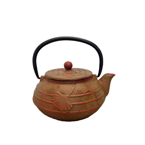 Image 1 of Chinees Gietijzeren Theepot, Jaren 90