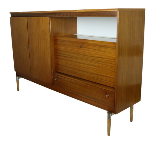 Mid Century Highboard Teak Fineer