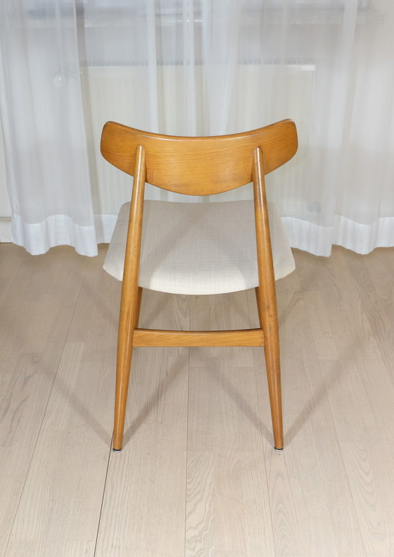 Image 1 of 4 eetkamerstoelen HABEO beuken jaren 50