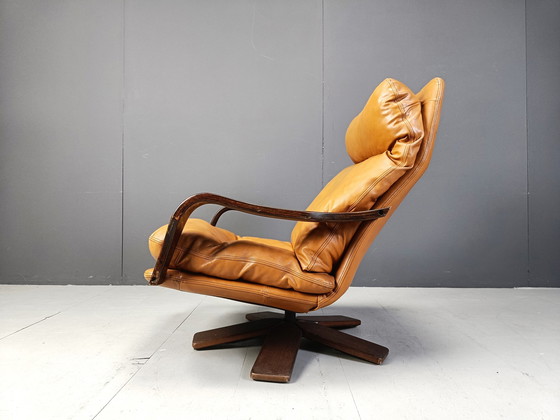 Image 1 of Vintage leren fauteuil, 1970S