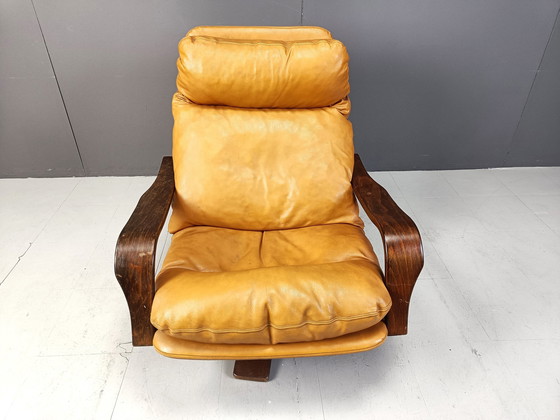 Image 1 of Vintage leren fauteuil, 1970S