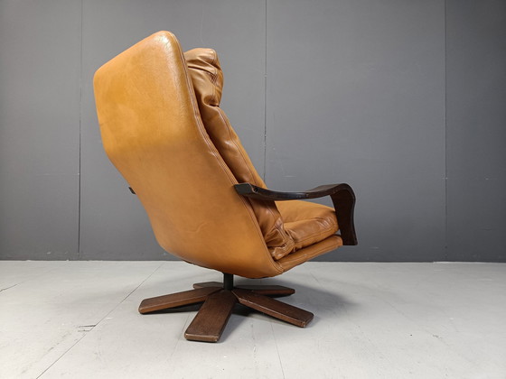 Image 1 of Vintage leren fauteuil, 1970S