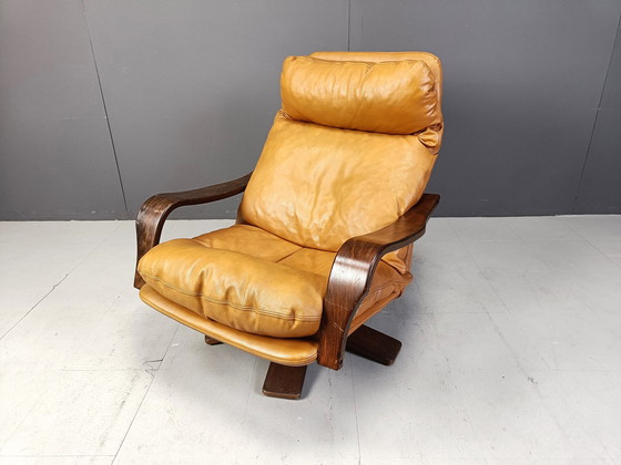 Image 1 of Vintage leren fauteuil, 1970S