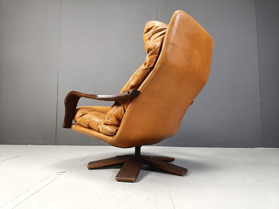 Image 1 of Vintage leren fauteuil, 1970S