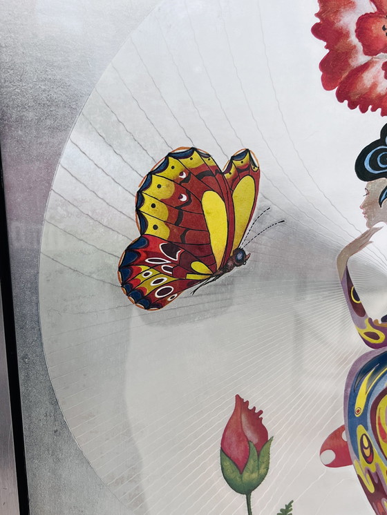 Image 1 of Schilderij van Michel Emblem "Poppy Nymph